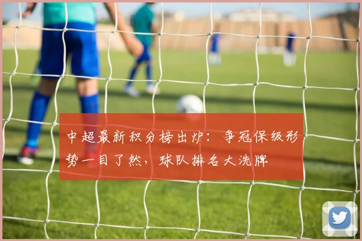 中超最新积分榜出炉:争冠保级形势一目了然,球队排名大洗牌